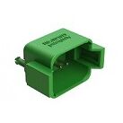 High reliability DIP Connector with green thermoplastic shell and terminal options designed for harsh temperature environments