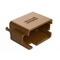 Brown thermoplastic DIP Connector with a range of terminal types engineered for dependable in extreme temperature conditions