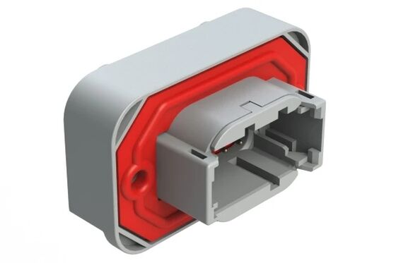 Original Otentik Lembar persegi panjang Gunung Konektor ATM15-08PA-BM04 Amphenol Pria Tipe Dengan Stabil IP67 Perlindungan Penetrasi Untuk Automotive Circuit Board
